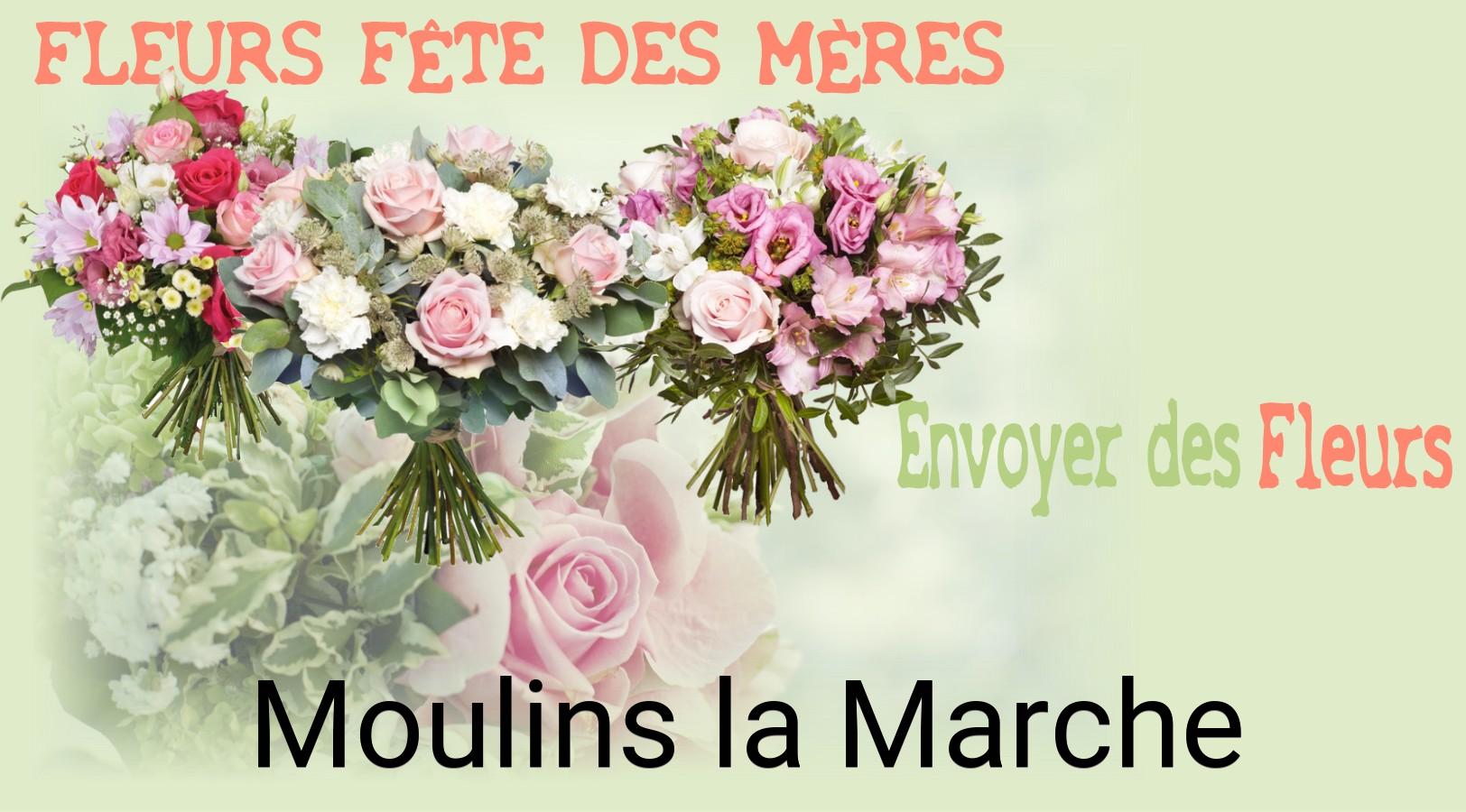 Bouquet de Fête des Mères livré à Moulins-la-Marche